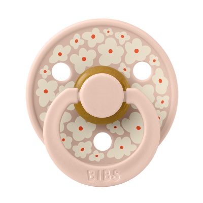 Пустышка латексная Bibs Studio Colour Jasmine Field от 6 месяцев Bibs 20018244 Blush 1